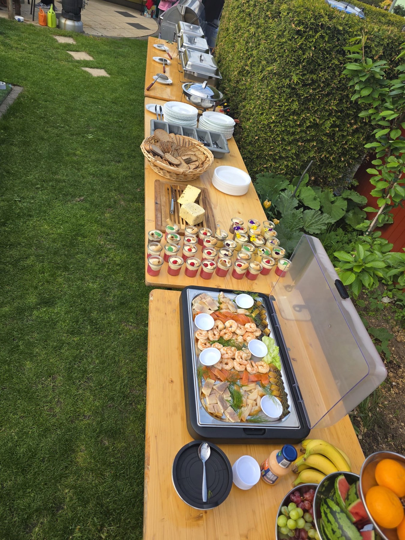 Impression von Catering, Grill und Veranstaltung