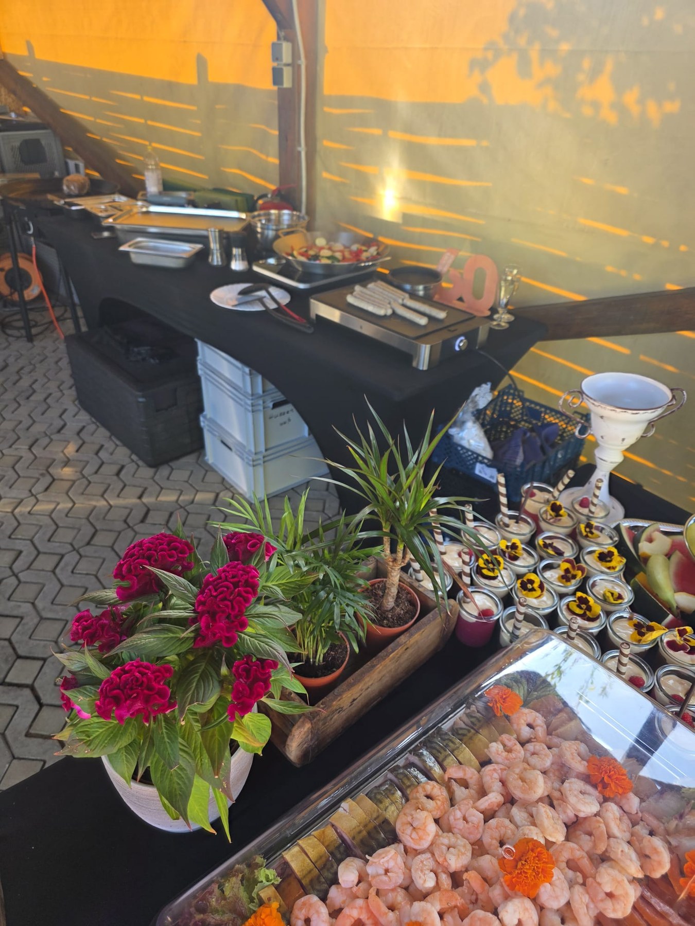 Impression von Catering, Grill und Veranstaltung